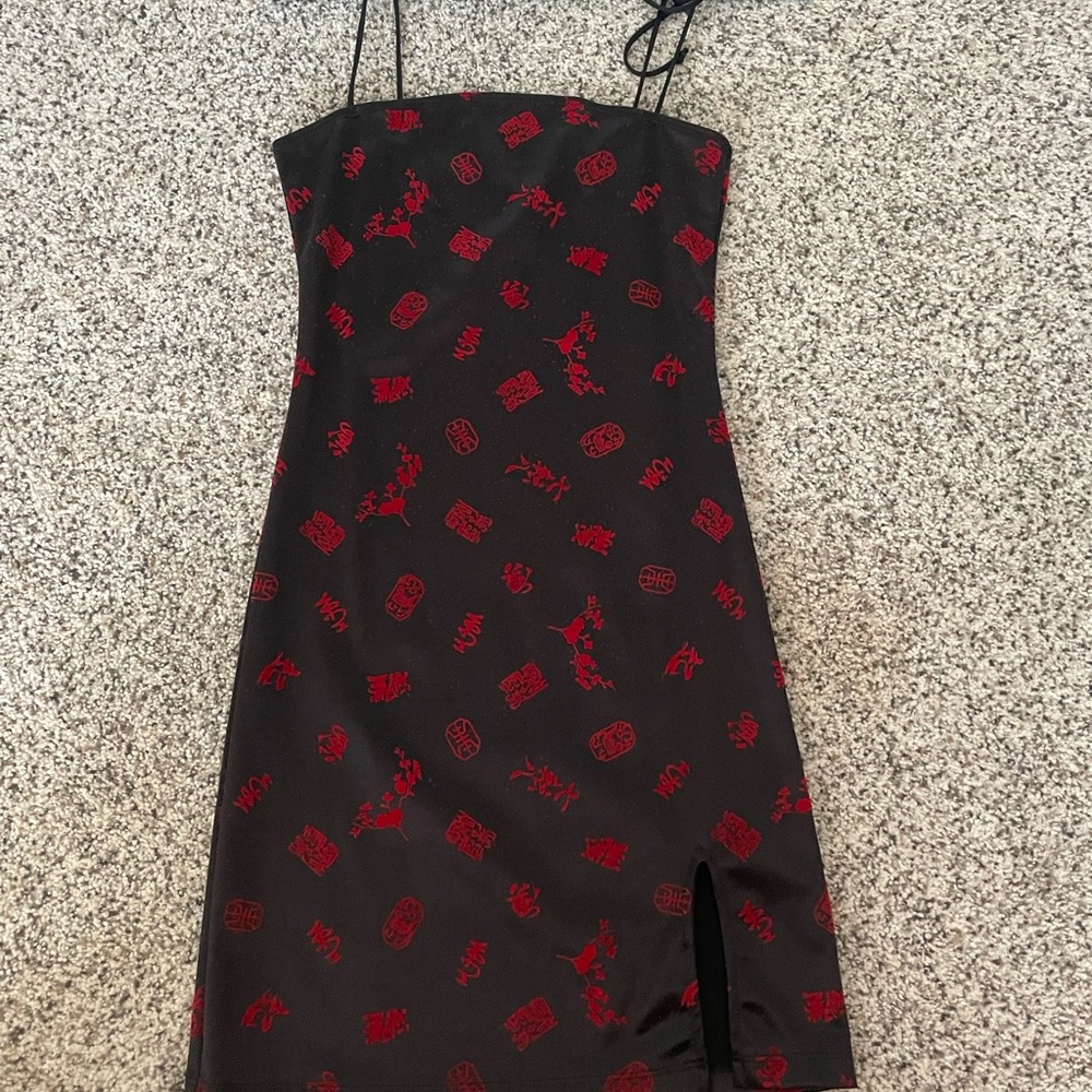 Black Motel Mini Dress